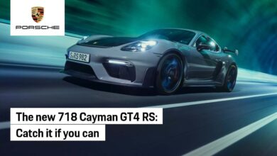 Avistamento de Porsche: o novo 718 Cayman GT4 RS