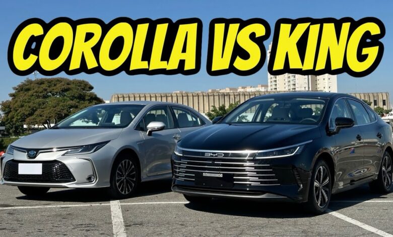 BYD King vs Toyota Corolla Qual e melhor Comparativo