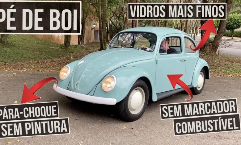 FUSCA PÉ DE BOI: o básico do básico