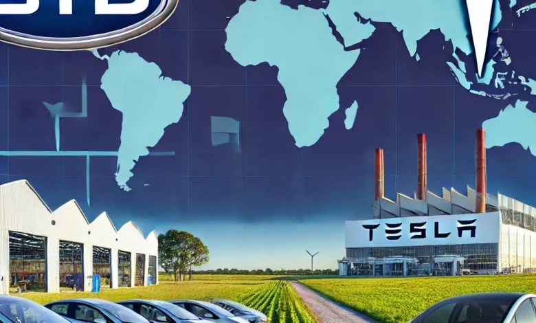 Tesla e BYD na América do Sul: Estratégias de Expansão e Impactos no Mercado Automotivo