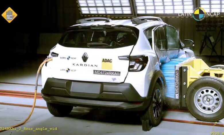 Veja como se saiu no teste de segurança da NCAP o Renault Kardian