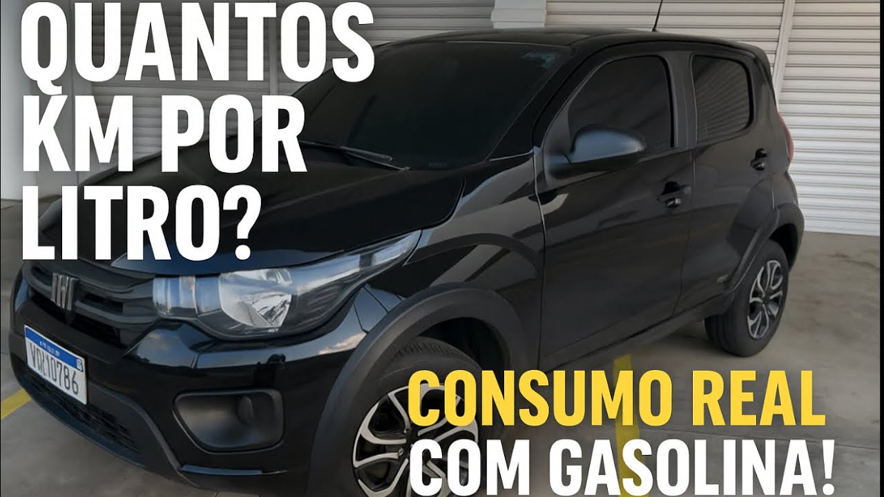 Fiat Mobi 2025 com Gasolina Comum: Quantos km por litro na cidade? 11 Fiat Mobi