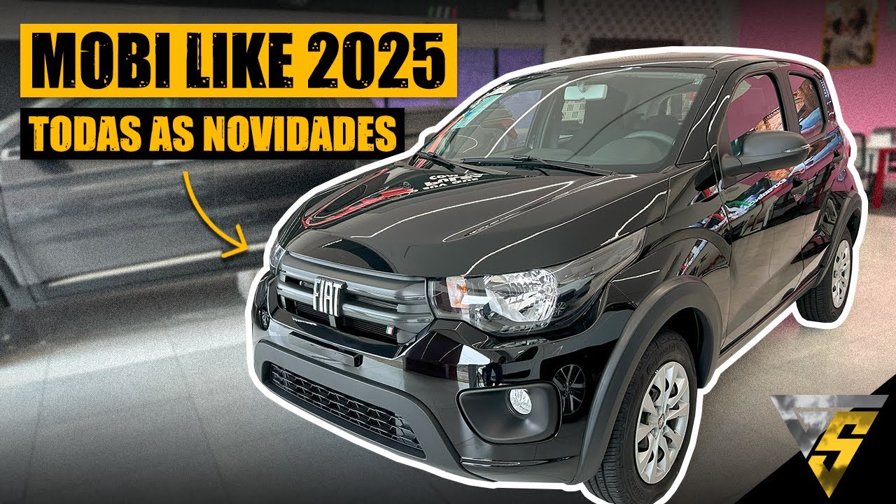 MOBI LIKE 2025 - NOVIDADES E REVIEW COMPLETO 11 Fiat Mobi