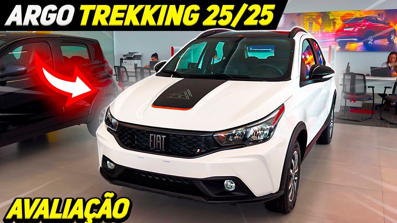 NOVO ARGO 2025/25 TREKKING 1.3 AT - FIM DA VERSÃO MANUAL 11 Fiat Argo