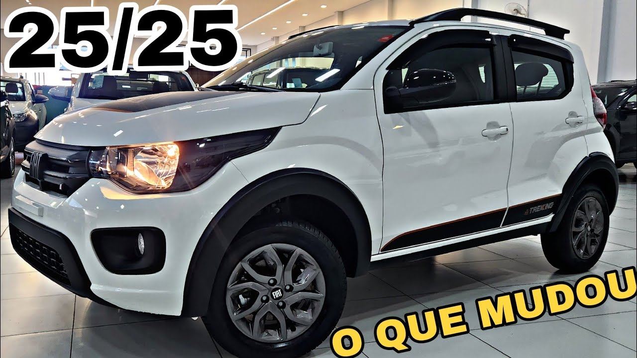 NOVO FIAT MOBI TREKKING 2025 EM DETALHES | Chega com Novidades!!! 11 Fiat Mobi
