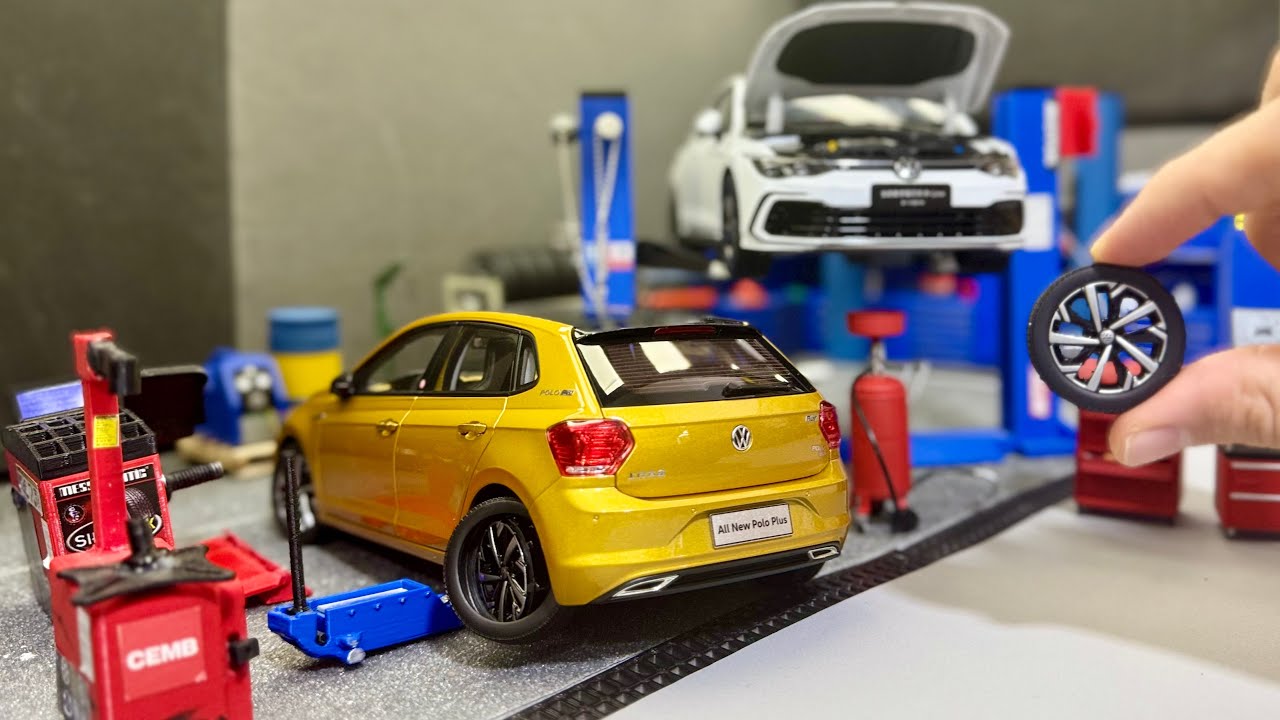 Volkswagen Golf and Polo Diecast Model Cars estão sendo reparados e reparados 11 Volkswagen Polo