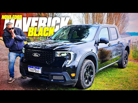 Ford Maverick Black 2026 - POR R$ 220.000, AGORA VEM COM TETO SOLAR, MULTIMÍDIA GIGANTE E 4X4. VALE? 11 *