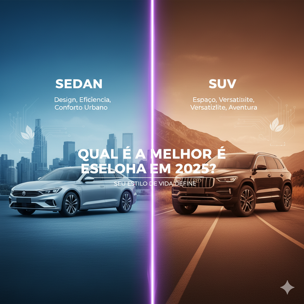 Carro Sedan ou SUV: Qual é a Melhor Escolha em 2025?